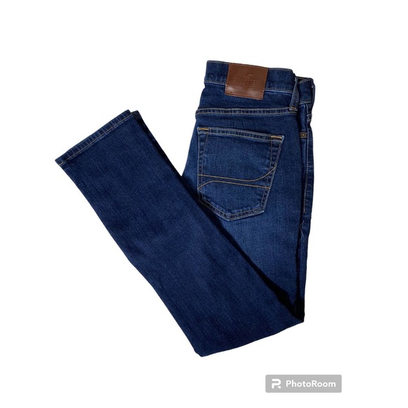 Hollister Other - Hollister mens skinny epic flex jeans blue denim fitted hip thigh sz 28 x 30 EUC